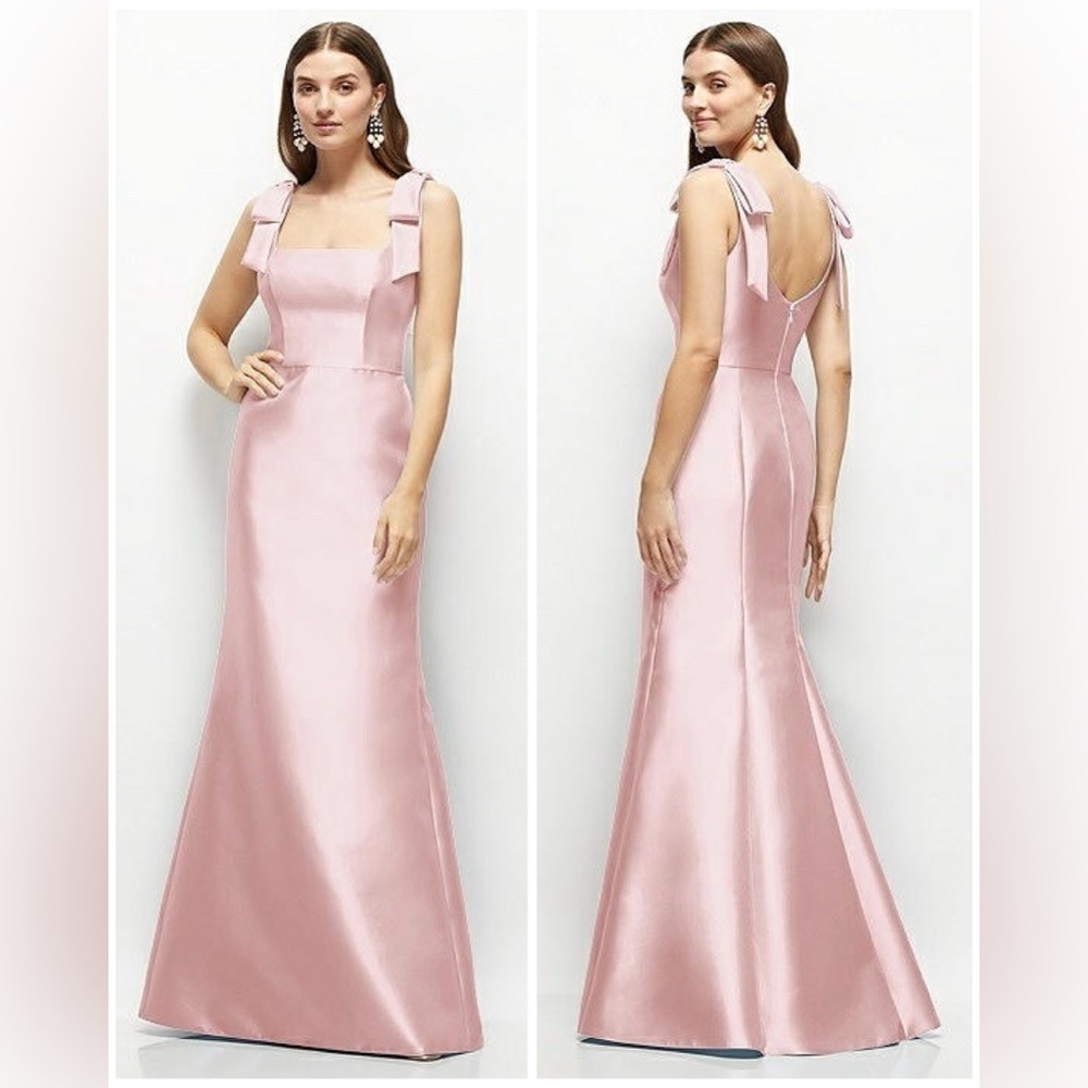 ALFRED SUNG Pink Maxi Dress